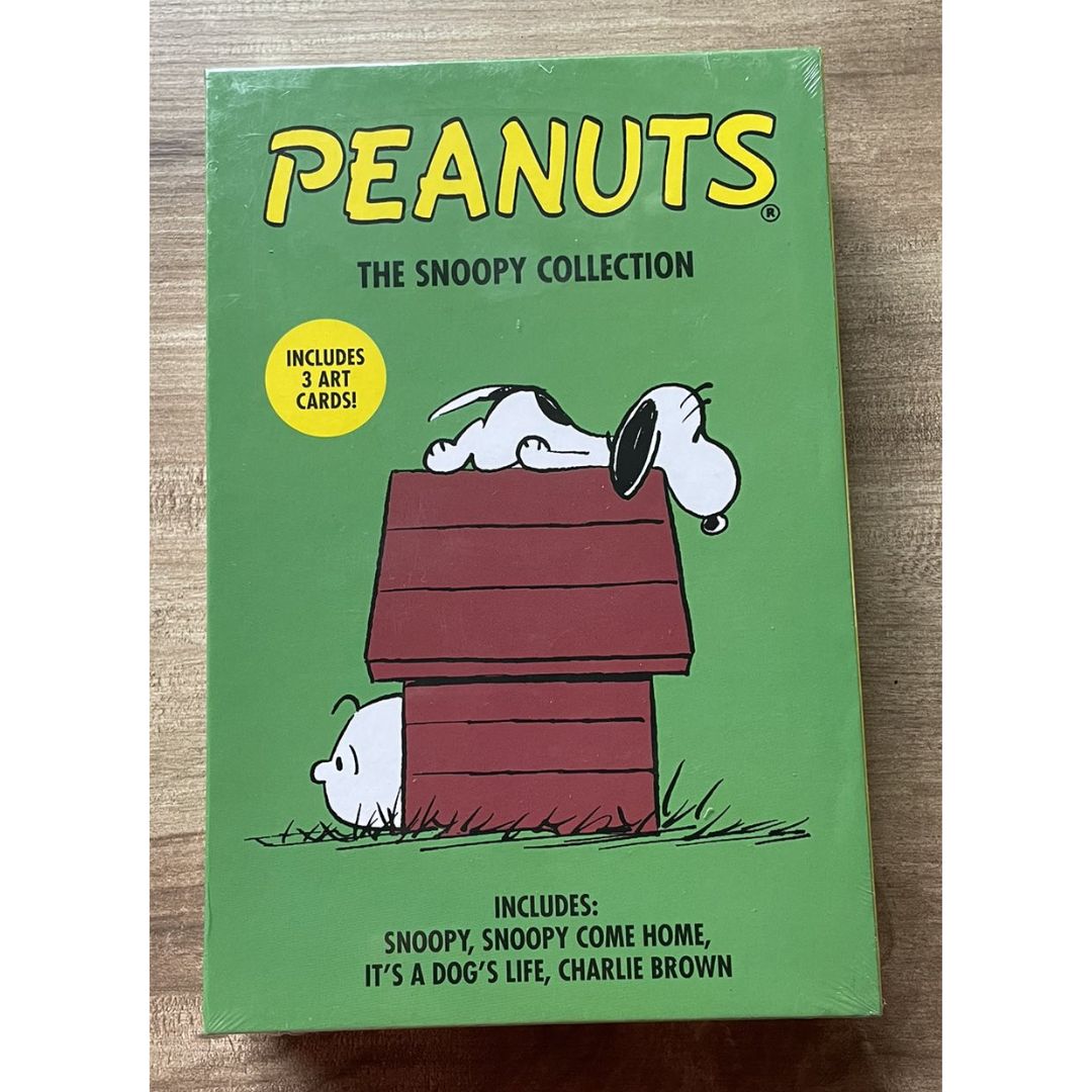 The CLASSIC PEANUTS / SNOOPY / PEANUTS GRAPHIC NOVEL Collection (3 Book) Slipcase Box Set By Charles M. Schulz (brand new softcovers)