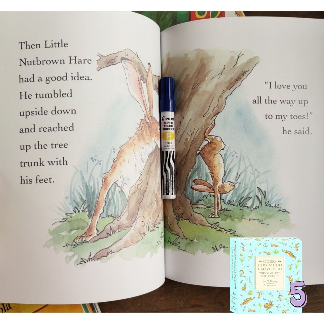 Guess How Much I Love You Complete Collection Box Set by Sam McBratney illustrated by Anita Jeram (5 books) brand new softcover