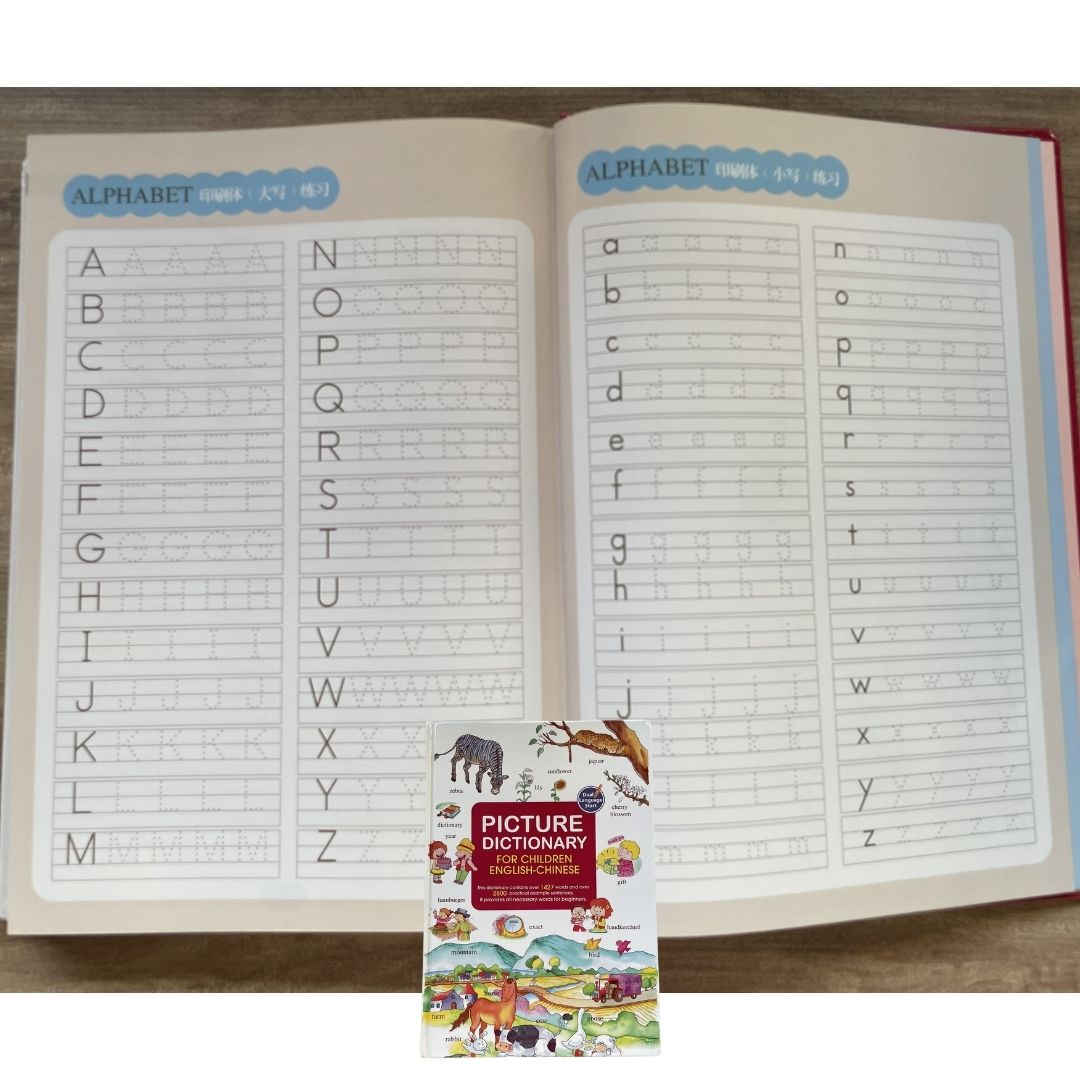Picture Dictionary for Children (English-Simplified Chinese text) brand new hardcover, with SLIGHT DENTS on book cover