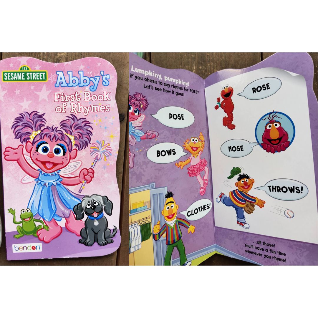 Sesame Street / Sesame Beginnings (SINGLES) brand new Board Book, with SLIGHT DENTS on book cover