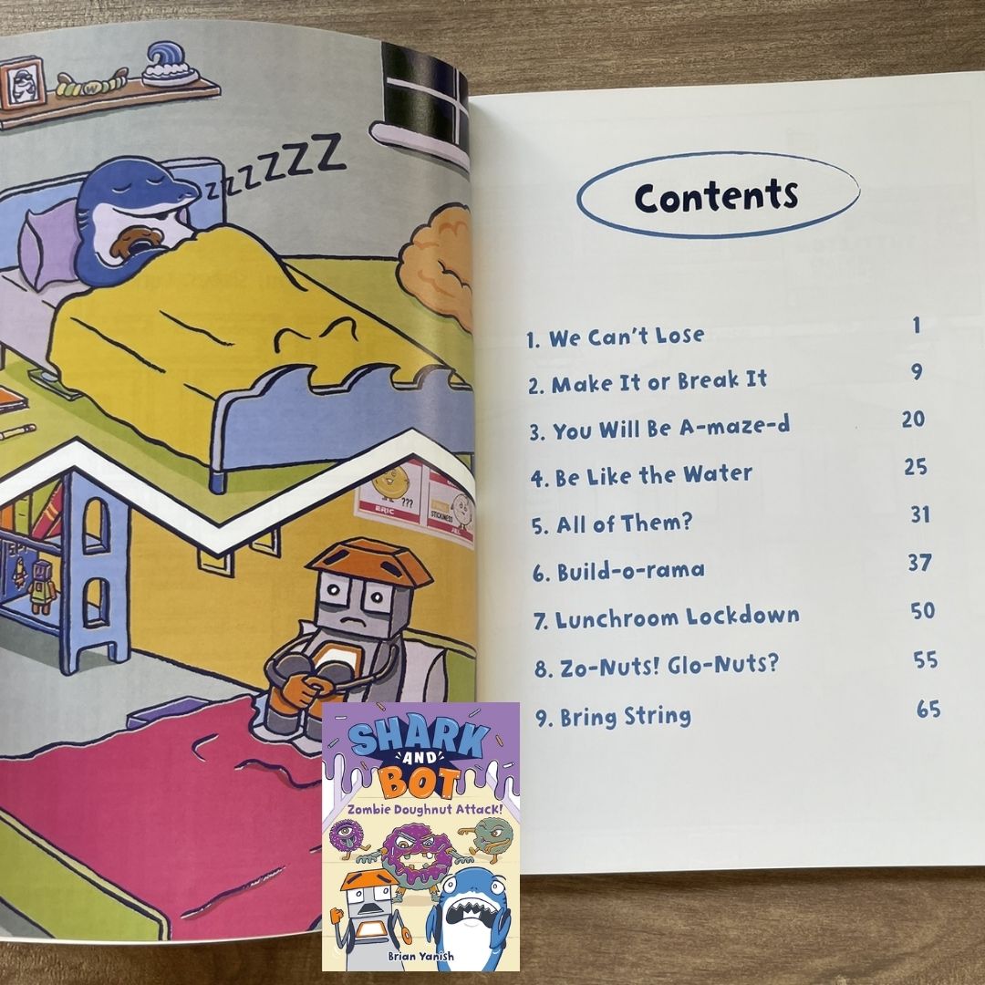 Shark and Bot, A Graphic Novel (Comics) by Brian Yanish (4 books) brand new softcover, no box