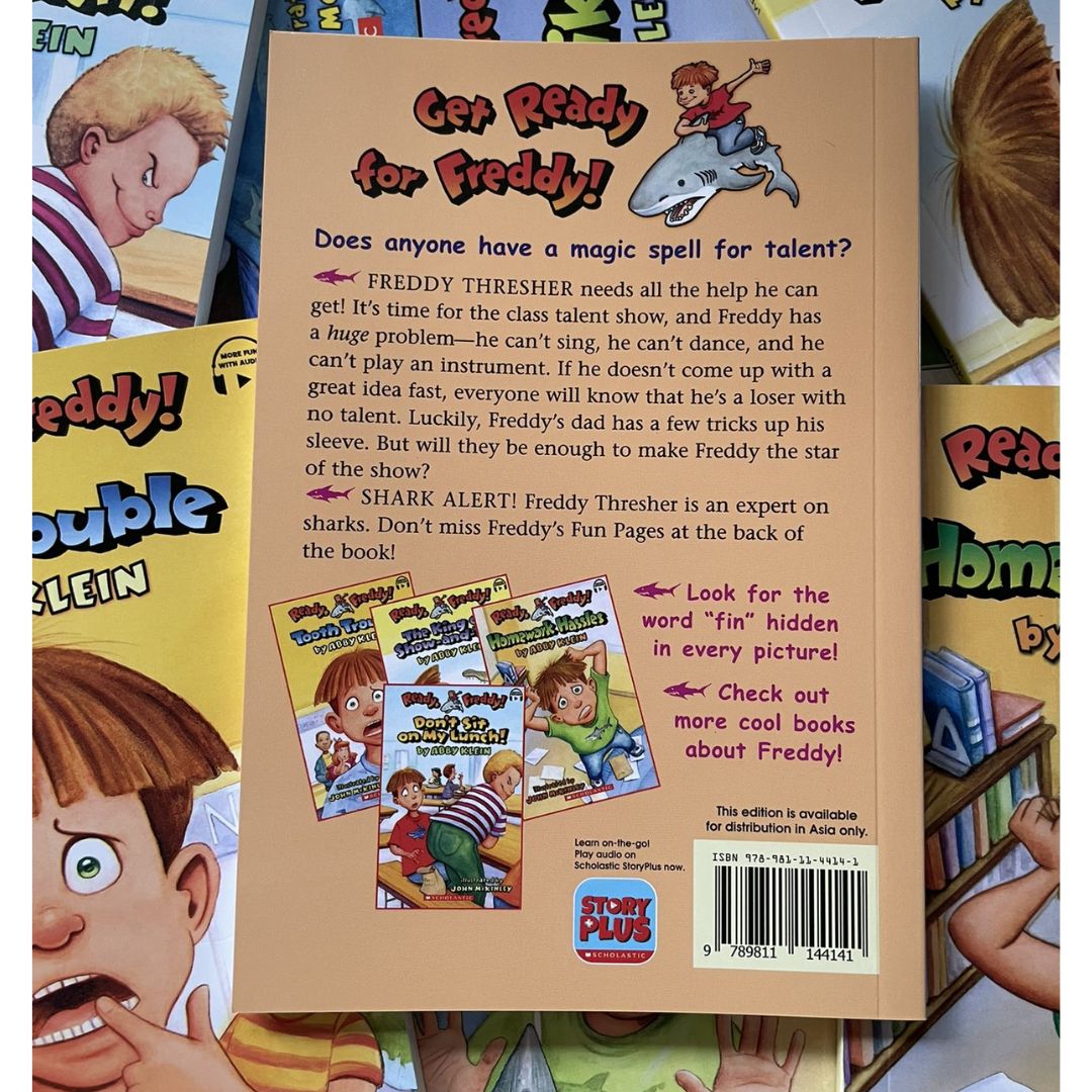 READY, FREDDY Scholastic Chapter Books (10 books) box set, brand new softcover - BOX with SLIGHT DENTS
