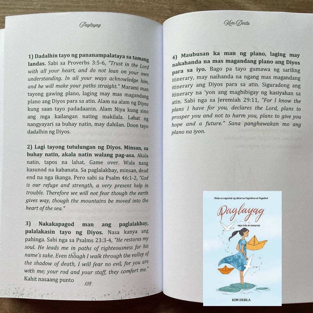 Paglayag / Paghilom (by Kim Derla) (SINGLES) brand new, with SLIGHT DENTS on book cover