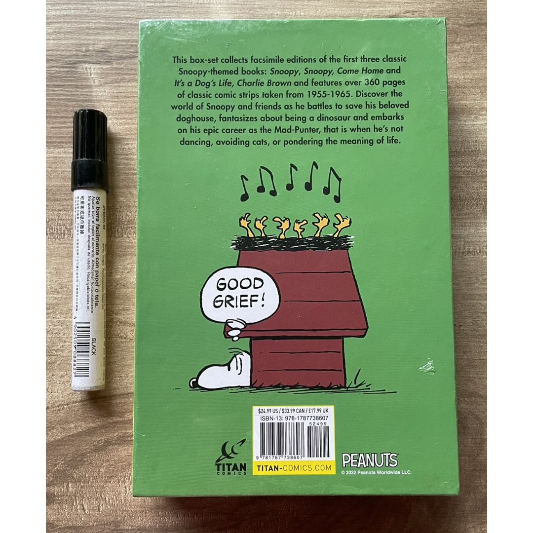 The CLASSIC PEANUTS / SNOOPY / PEANUTS GRAPHIC NOVEL Collection (3 Book) Slipcase Box Set By Charles M. Schulz (brand new softcovers)