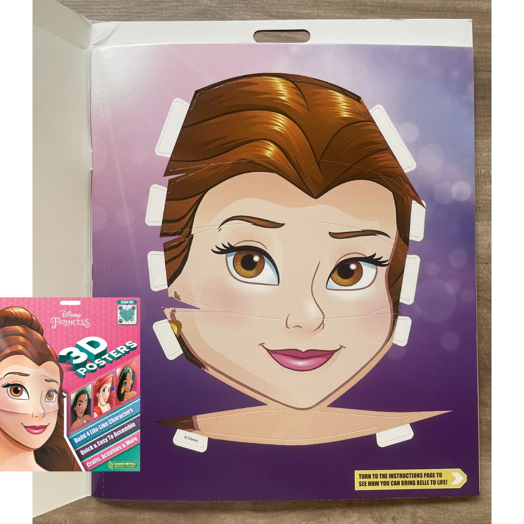 Disney 3D Pop Heads Posters (Marvel / Princess) (SINGLES, softcover)