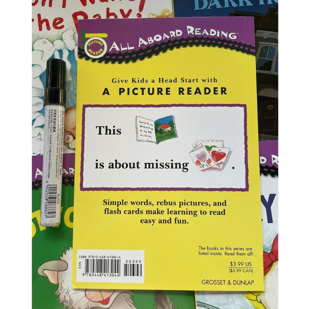 All Aboard Reading (12 books) brand new softcover, no box, with SLIGHT FOLDS on book covers & pages