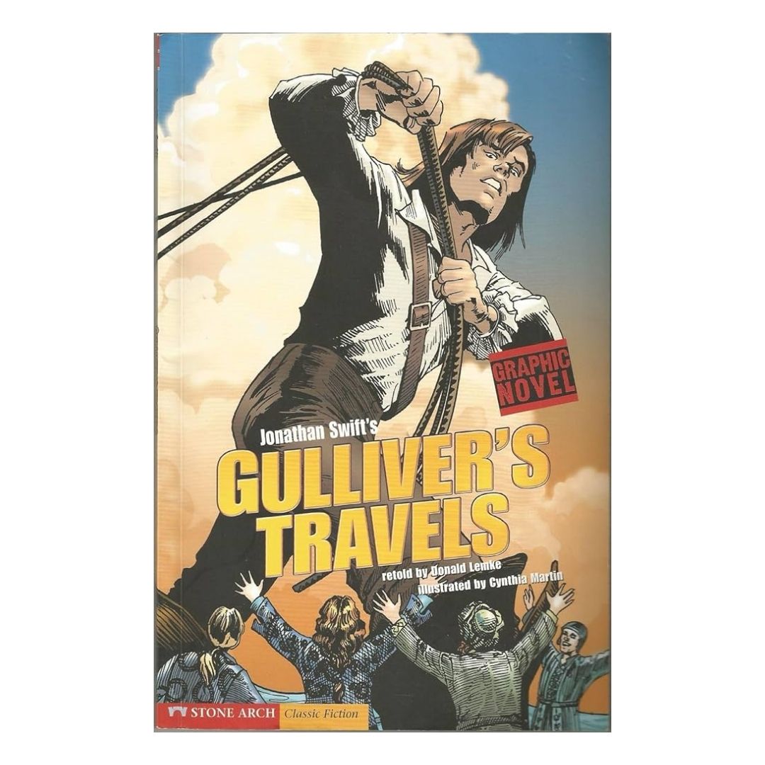 Classic Fiction Graphic Novel (SINGLES) (Alice in Wonderland / Gulliver's Travels / The Hunchback of Notre Dame / The Wizard of Oz) brand new softcover, with SLIGHT TEARS/DENTS/FOLDS on book cover