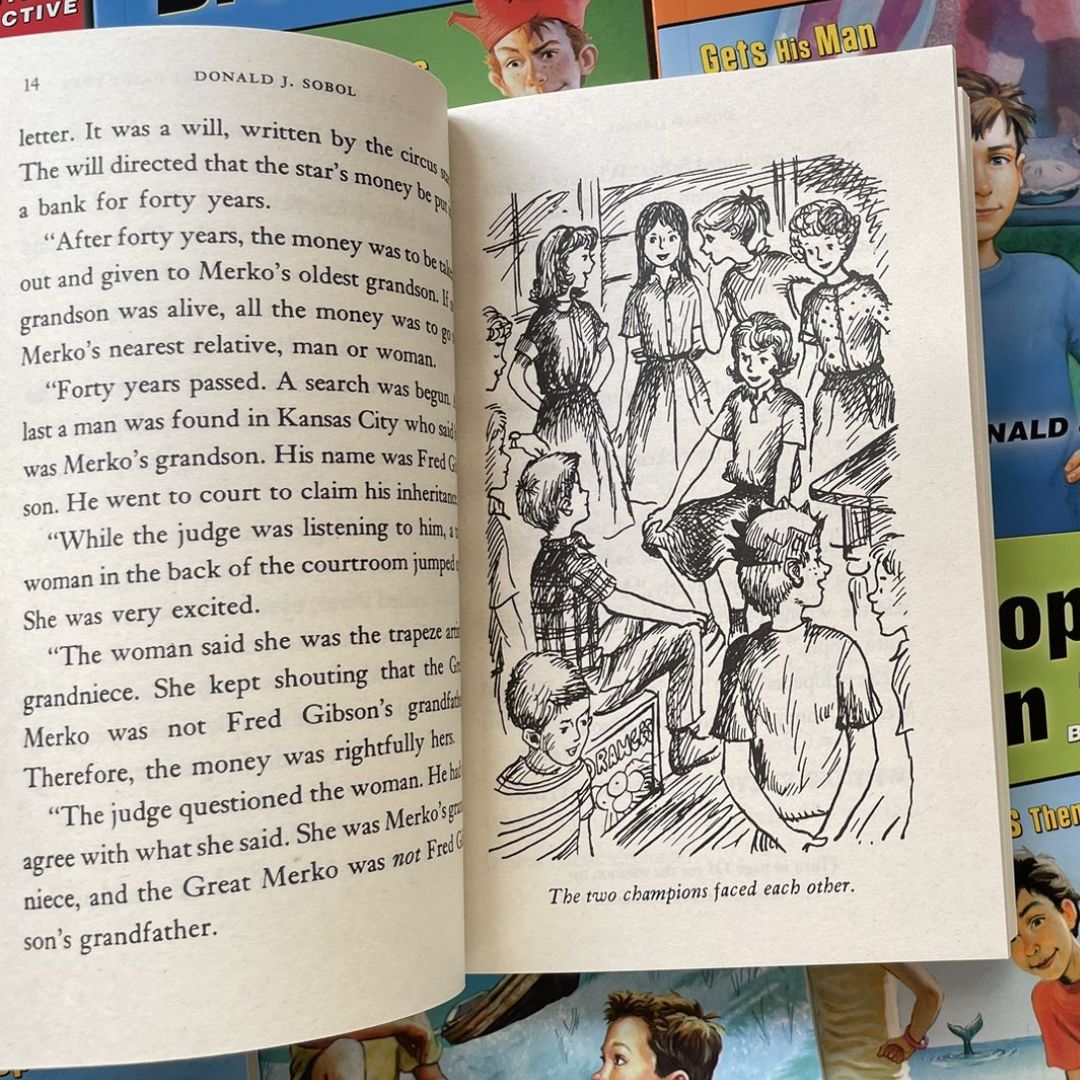 Encyclopedia Brown series, The Boy Detective (15 books) brand new paperbacks, no box