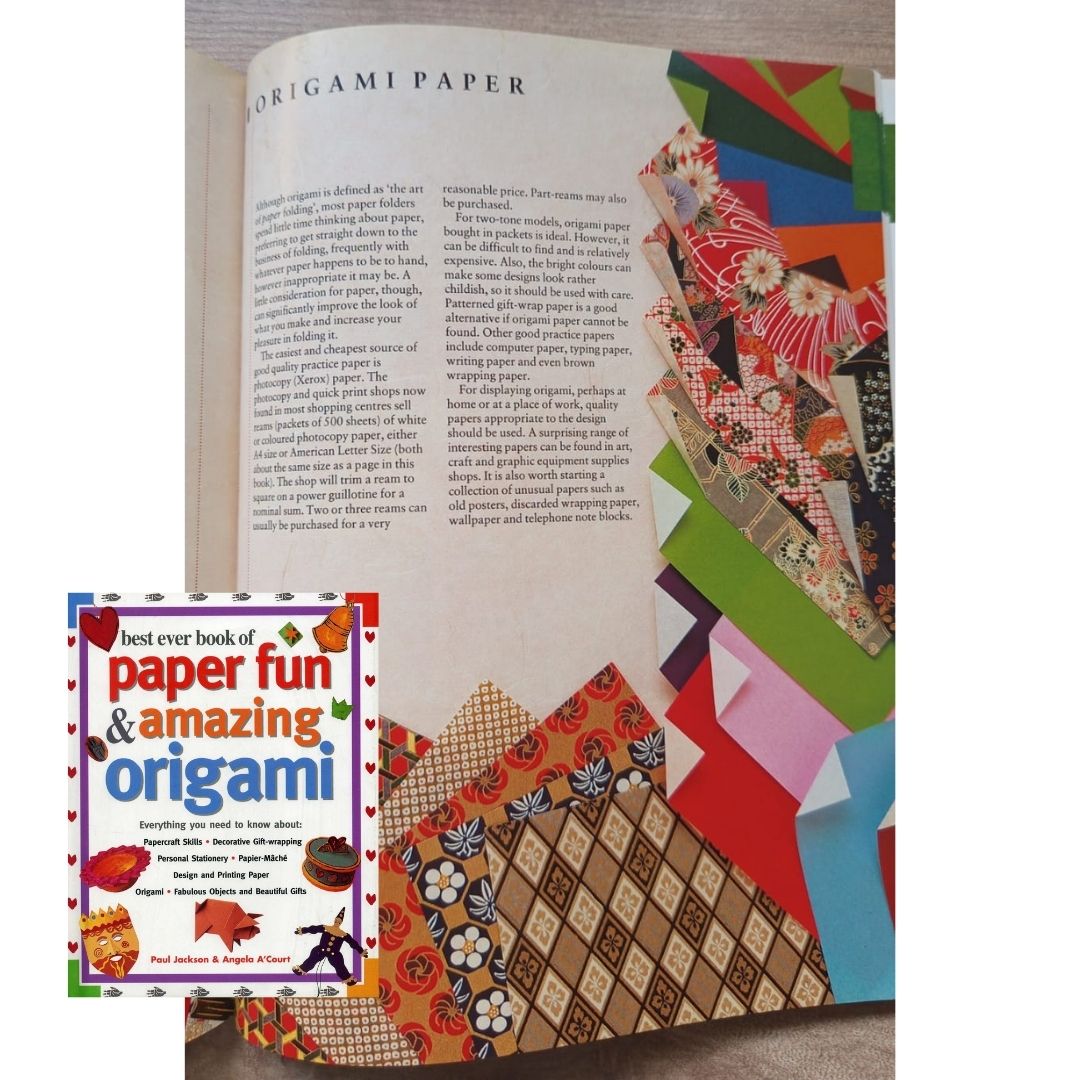 Best Ever Book of Paper Fun & Amazing Origami (USED book, softcover, with slight folds on book cover)