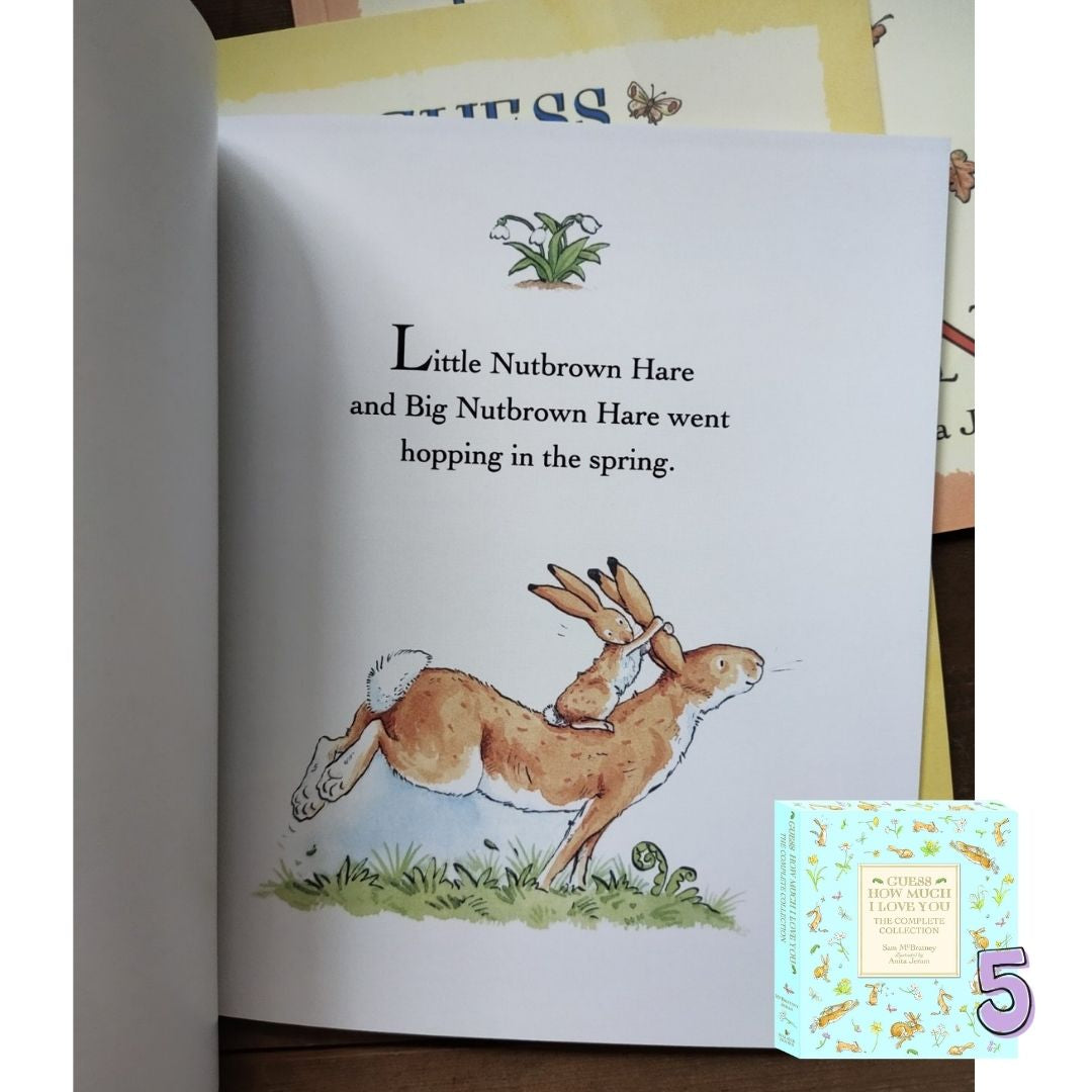 Guess How Much I Love You Complete Collection Box Set by Sam McBratney illustrated by Anita Jeram (5 books) brand new softcover