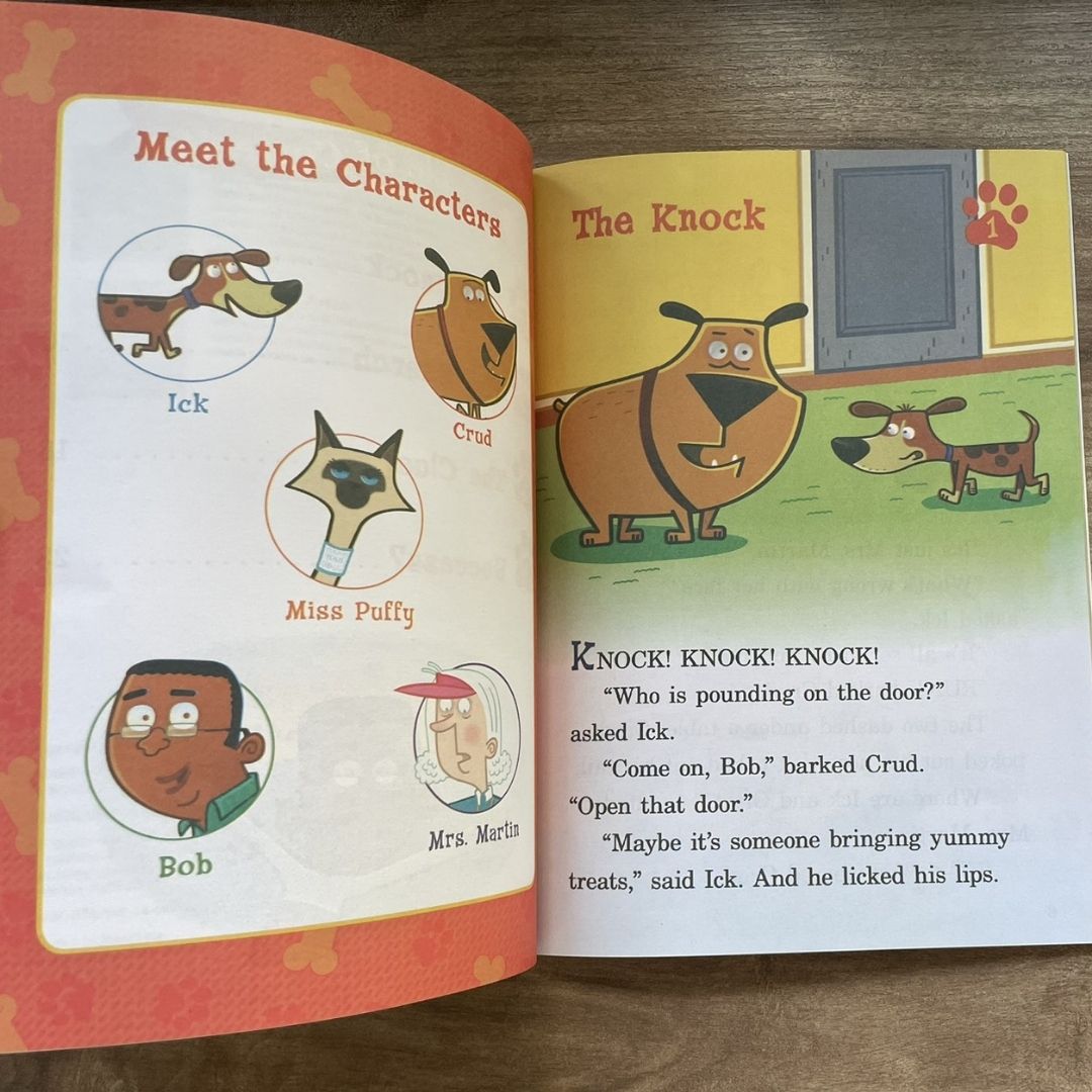 Funny Bone Books: First Chapters -- Ick and Crud (7 books) brand new softcover, no box, with SLIGHT FOLDS on book covers