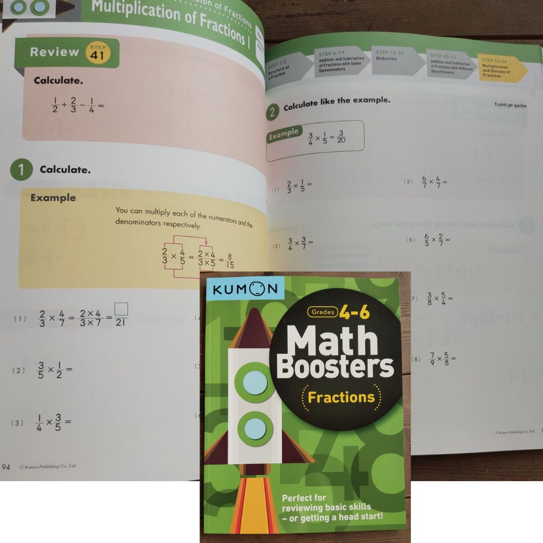 Kumon: Math Boosters (workbook) SINGLES