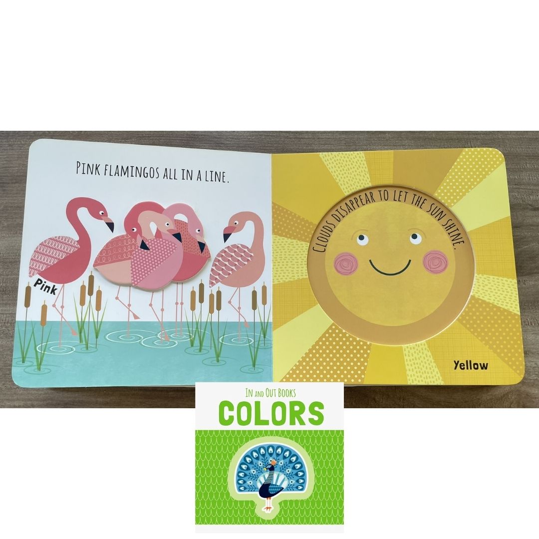 IN and OUT Board Books (SINGLES) Colors / Numbers / Opposites / Shapes (brand new, with SLIGHT DENTS on book cover)
