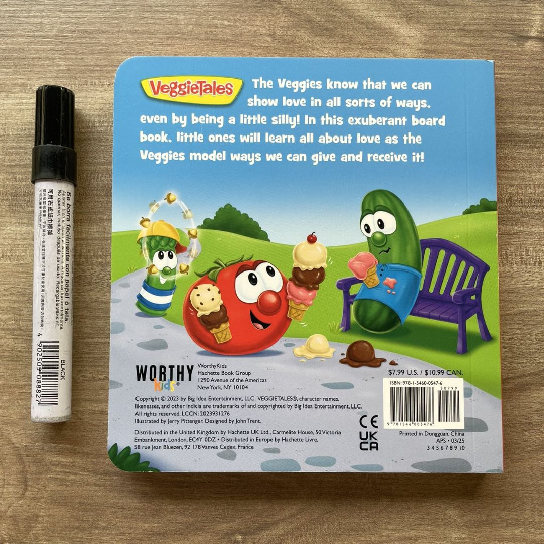 VeggieTales - Growing Faith: God Is Always with You / Silly Little Thing Called Love (SINGLES, brand new Board Book)