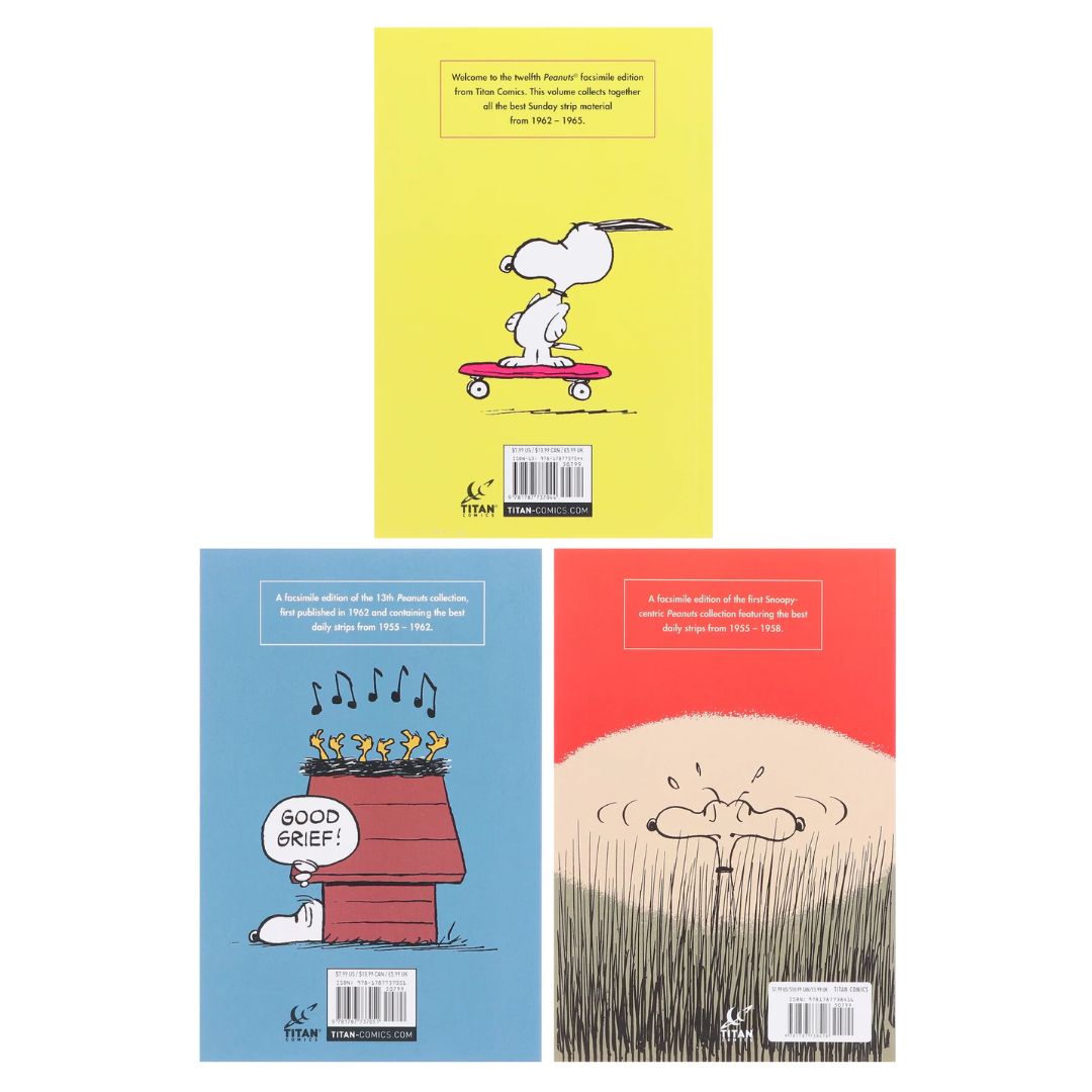 The CLASSIC PEANUTS / SNOOPY / PEANUTS GRAPHIC NOVEL Collection (3 Book) Slipcase Box Set By Charles M. Schulz (brand new softcovers)