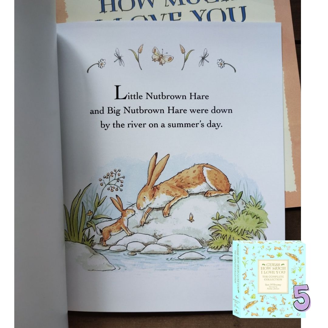 Guess How Much I Love You Complete Collection Box Set by Sam McBratney illustrated by Anita Jeram (5 books) brand new softcover