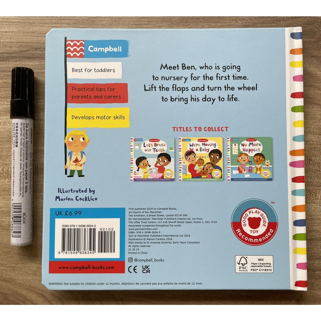 Campbell Big Steps (SINGLES) interactive BOARD BOOK - Can You Say Please/ Going to the Dentist/ Going to the Doctor/ Having a Baby/ Let's Wash Hands/ No More Dummies/ No More Nappies/ I'm Not Sleepy/ I'm Starting Nursery/ We Can Get Dressed