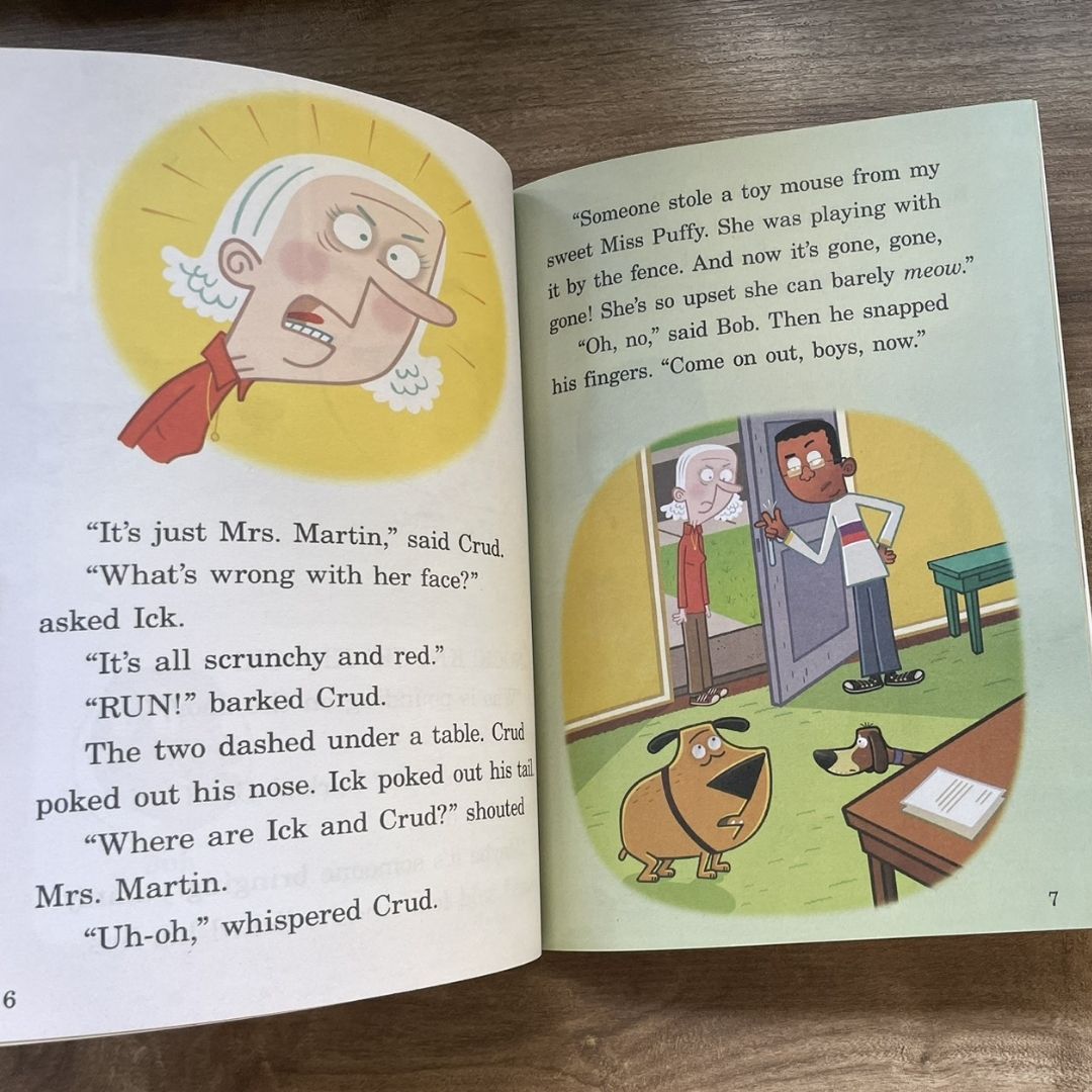 Funny Bone Books: First Chapters -- Ick and Crud (7 books) brand new softcover, no box, with SLIGHT FOLDS on book covers
