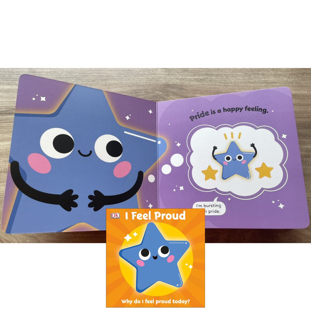 I Feel Brave // I Feel Proud (DK First Emotions) (SINGLES, brand new Board Book)