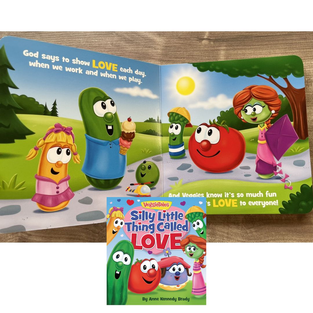 VeggieTales - Growing Faith: God Is Always with You / Silly Little Thing Called Love (SINGLES, brand new Board Book)