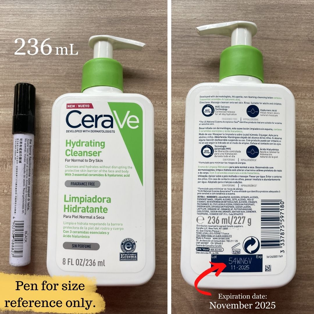 CeraVe Hydrating Cleanser (SINGLES)