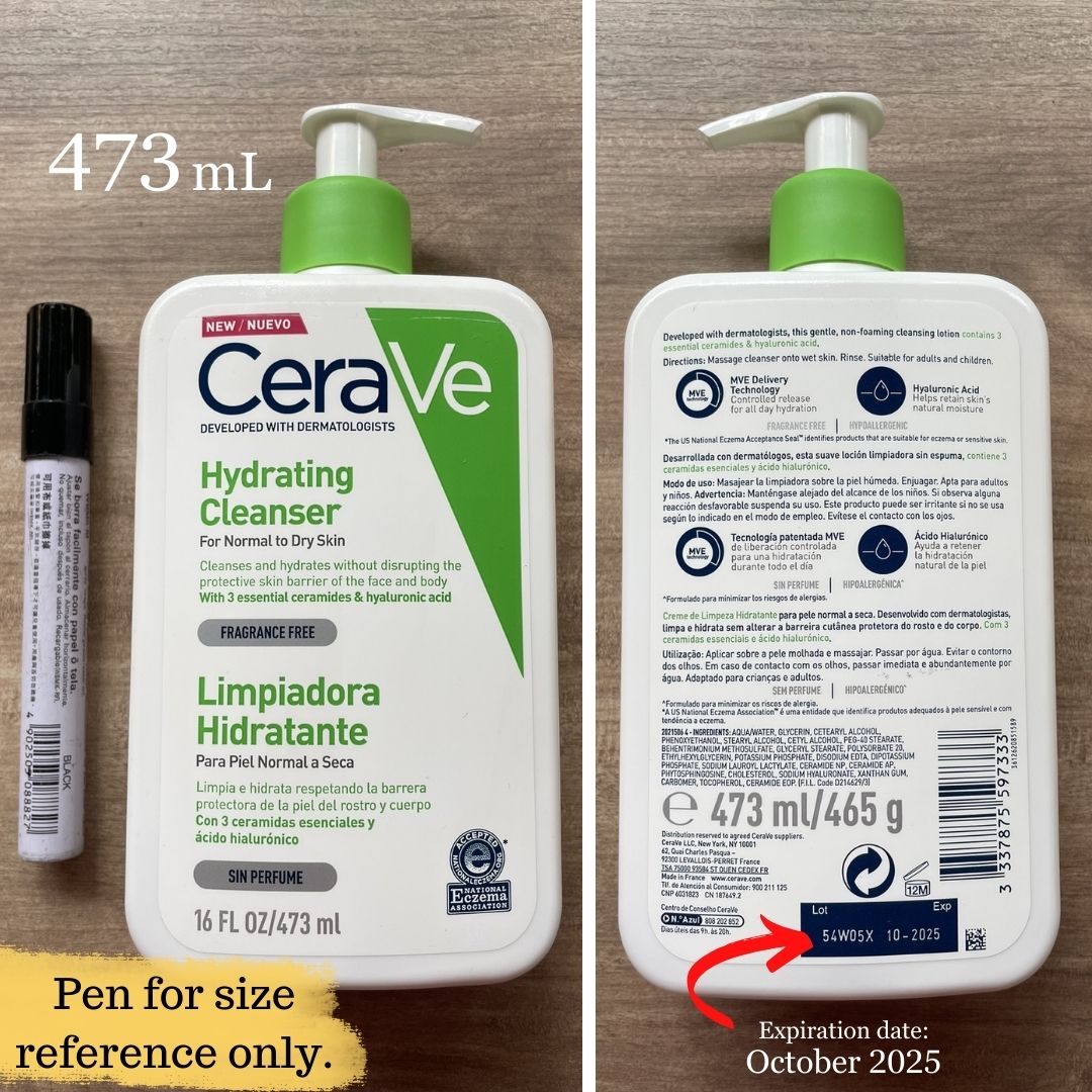 CeraVe Hydrating Cleanser (SINGLES)