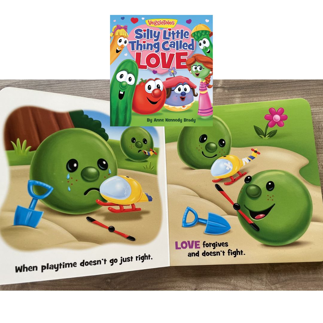 VeggieTales - Growing Faith: God Is Always with You / Silly Little Thing Called Love (SINGLES, brand new Board Book)
