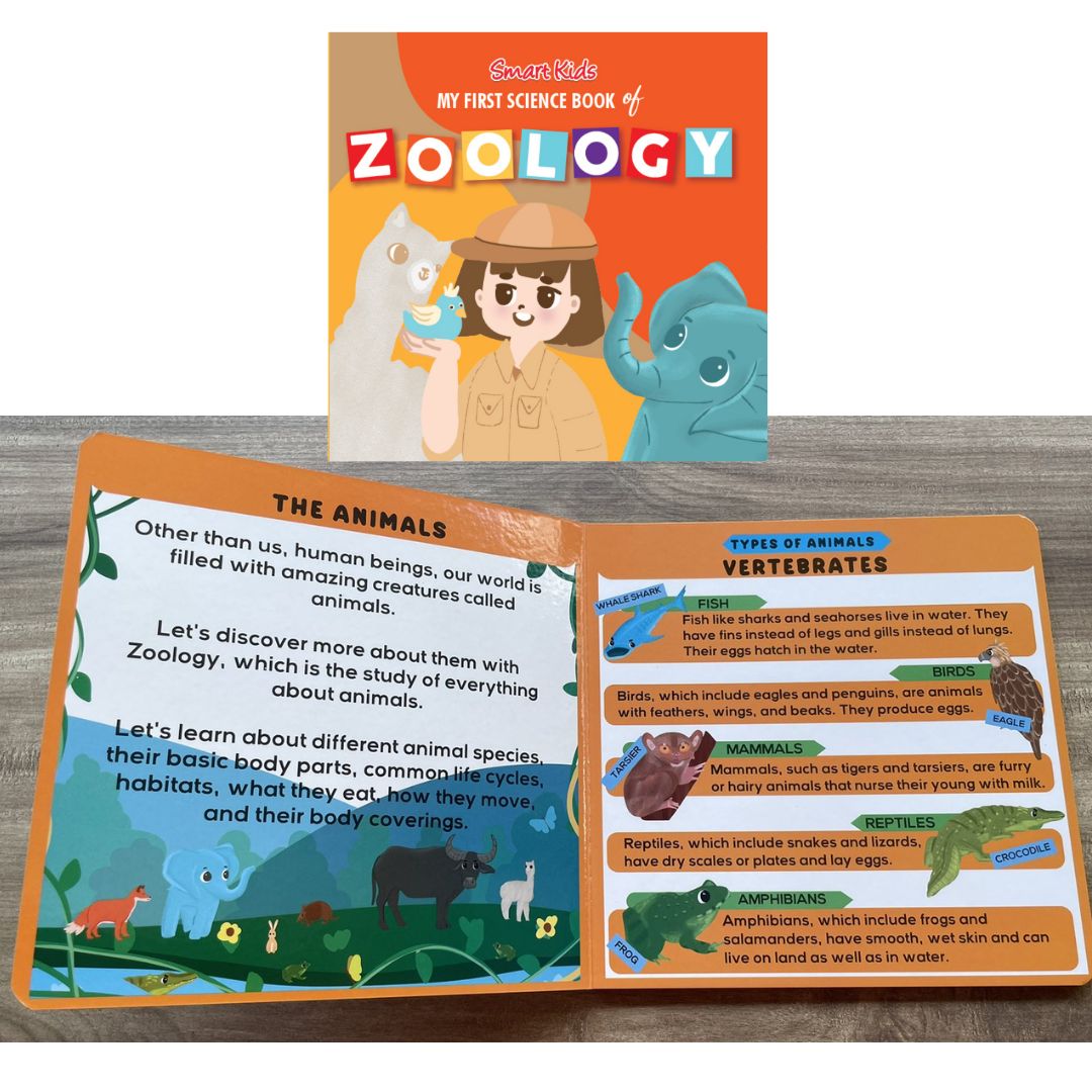 Smart Kids My First Science Book of ANATOMY / ASTRONOMY / BOTANY / ZOOLOGY (Board Book / SINGLES)