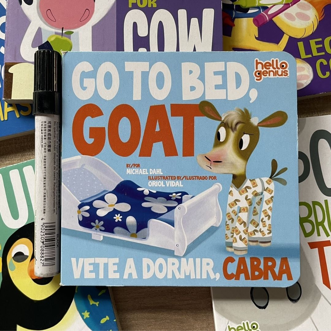Hello Genius BOARD BOOKS (SINGLES) Little Dinos Don't Push / Just Breathe Bear / Little Lion Shares etc (book covers with SLIGHT DENTS)