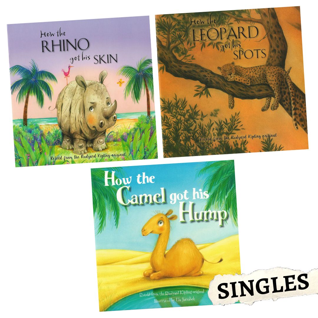 Rudyard Kipling Storybooks (SINGLES, brand new softcover, sold per piece)