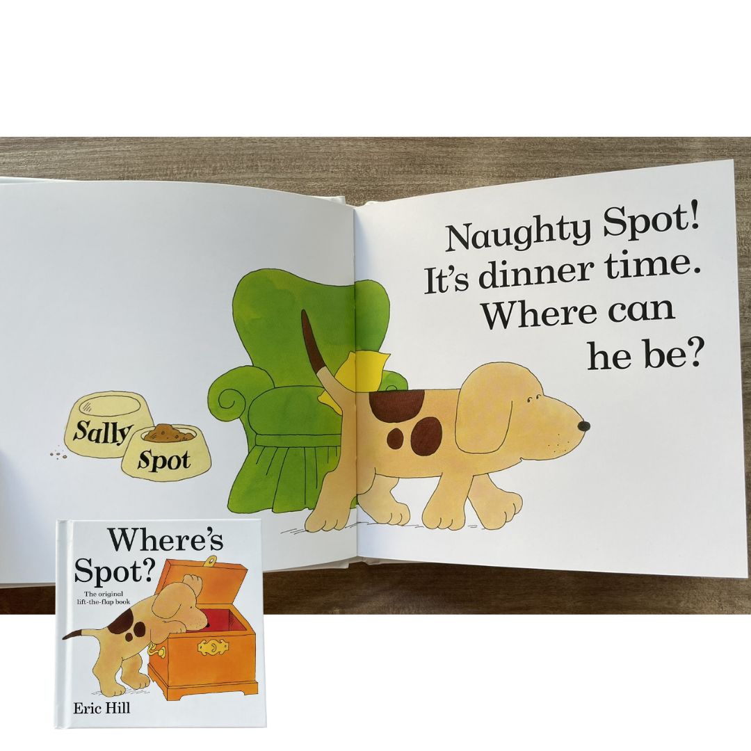 Where's Spot? (Lift-the-flap Book) Hardcover - with slight dents on book cover