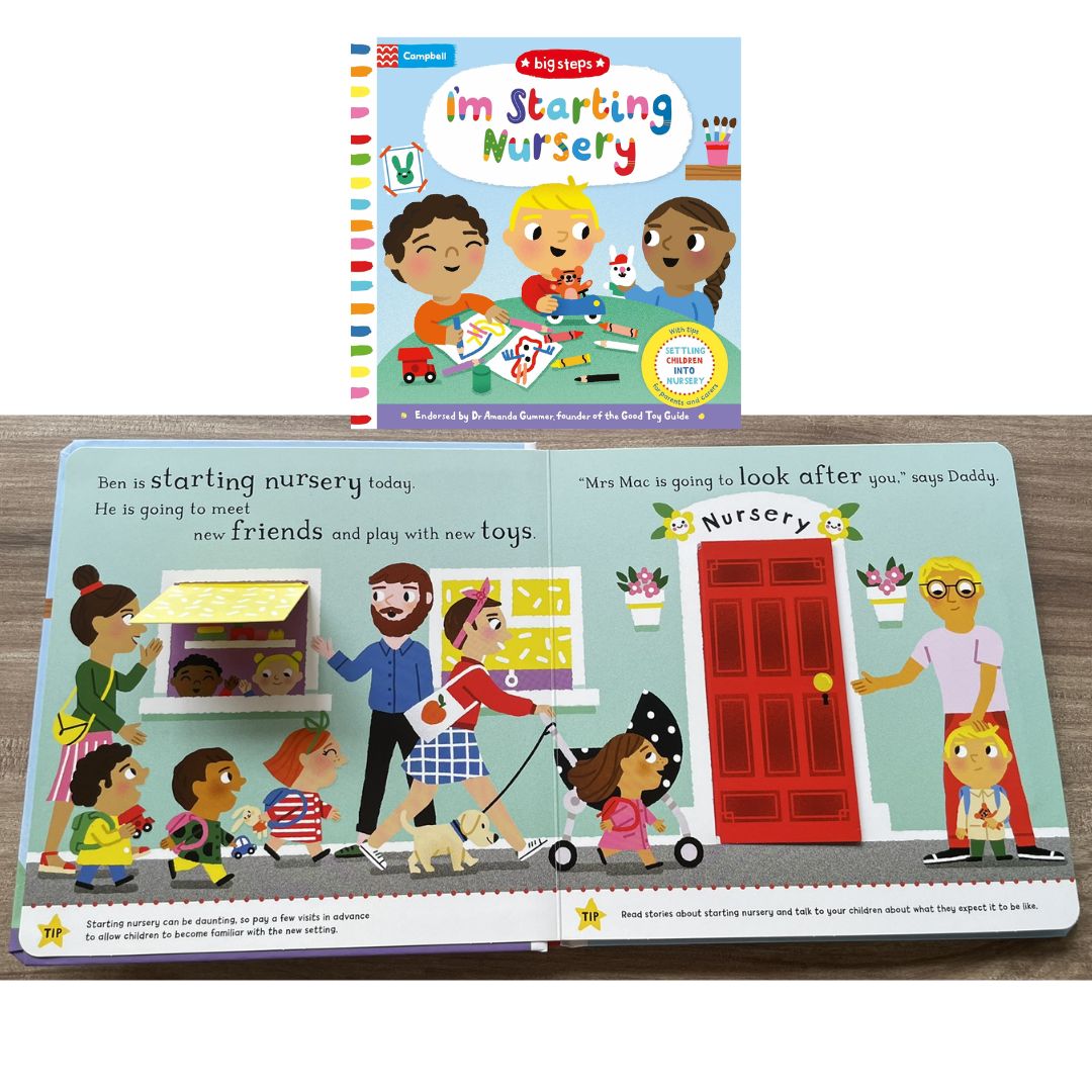 Campbell Big Steps (SINGLES) interactive BOARD BOOK - Can You Say Please/ Going to the Dentist/ Going to the Doctor/ Having a Baby/ Let's Wash Hands/ No More Dummies/ No More Nappies/ I'm Not Sleepy/ I'm Starting Nursery/ We Can Get Dressed