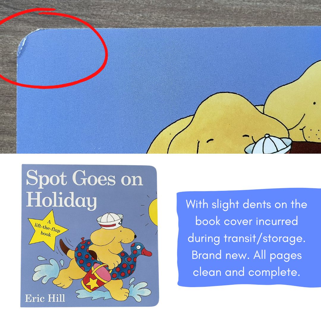 Where's Spot / Spot Loves His Mom / Spot Says Please and other stories BOARD BOOKS (SINGLES) brand new, with SLIGHT DENTS on book cover