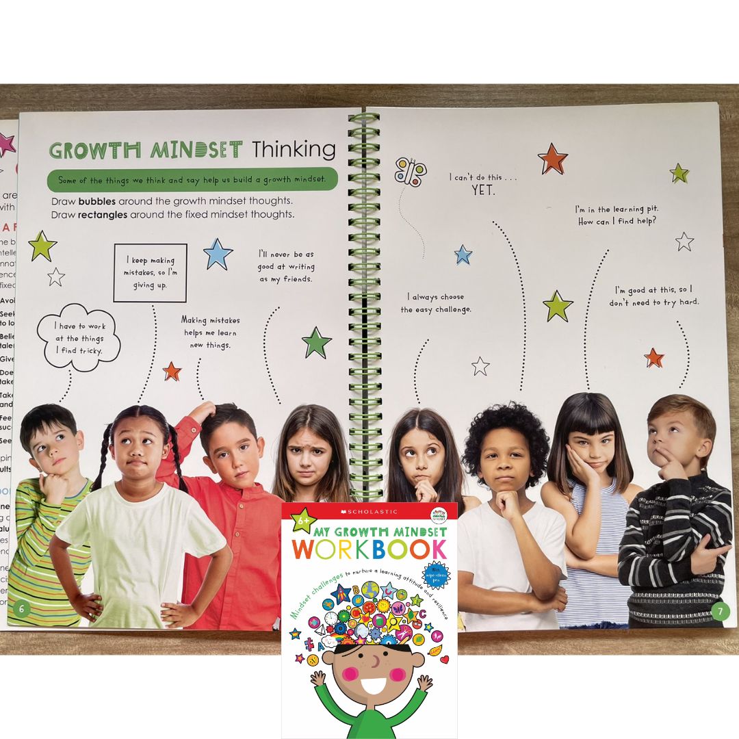 My Mindfulness / My Growth Mindset Workbook: Scholastic Early Learners (SINGLES) brand new Softcover, with SLIGHT DENTS on book cover