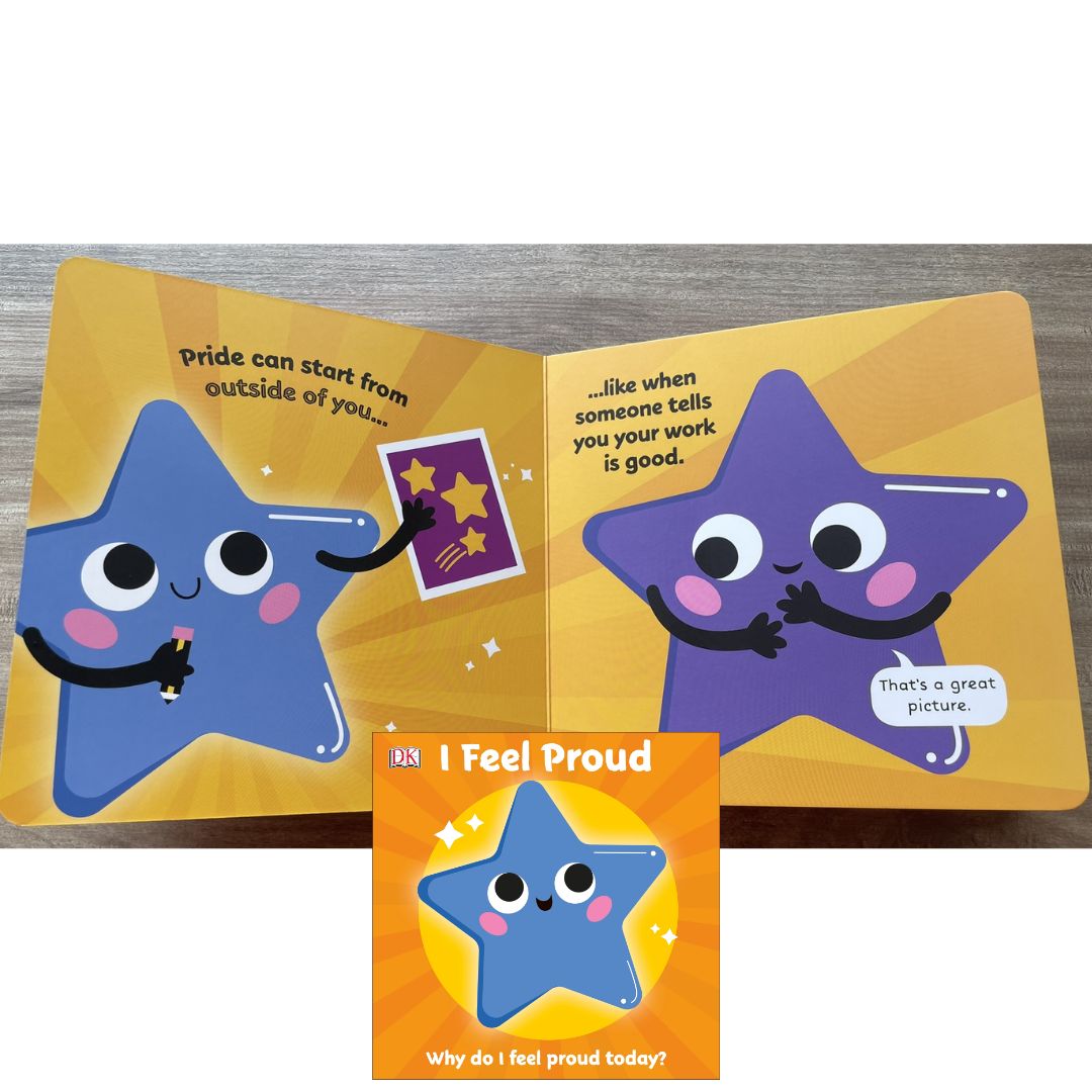 I Feel Brave // I Feel Proud (DK First Emotions) (SINGLES, brand new Board Book)