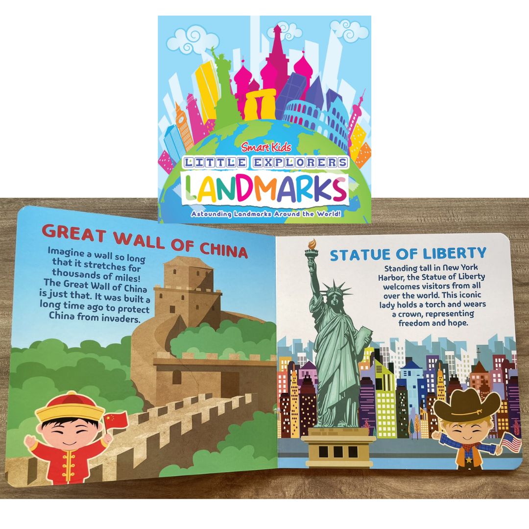 Smart Kids Little Explorers ANIMALS / FOOD / LANDMARKS / VEHICLES (Board Book / SINGLES)