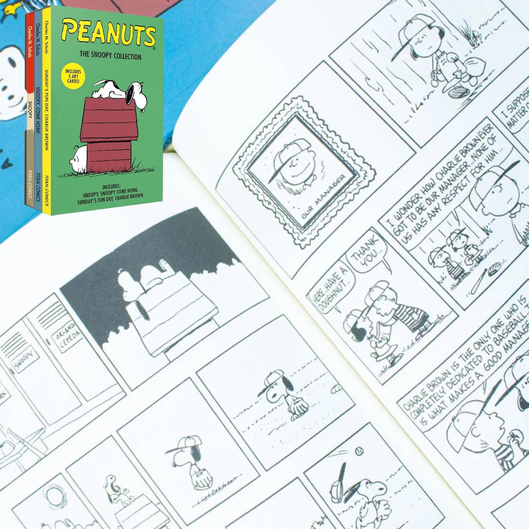 The CLASSIC PEANUTS / SNOOPY / PEANUTS GRAPHIC NOVEL Collection (3 Book) Slipcase Box Set By Charles M. Schulz (brand new softcovers)