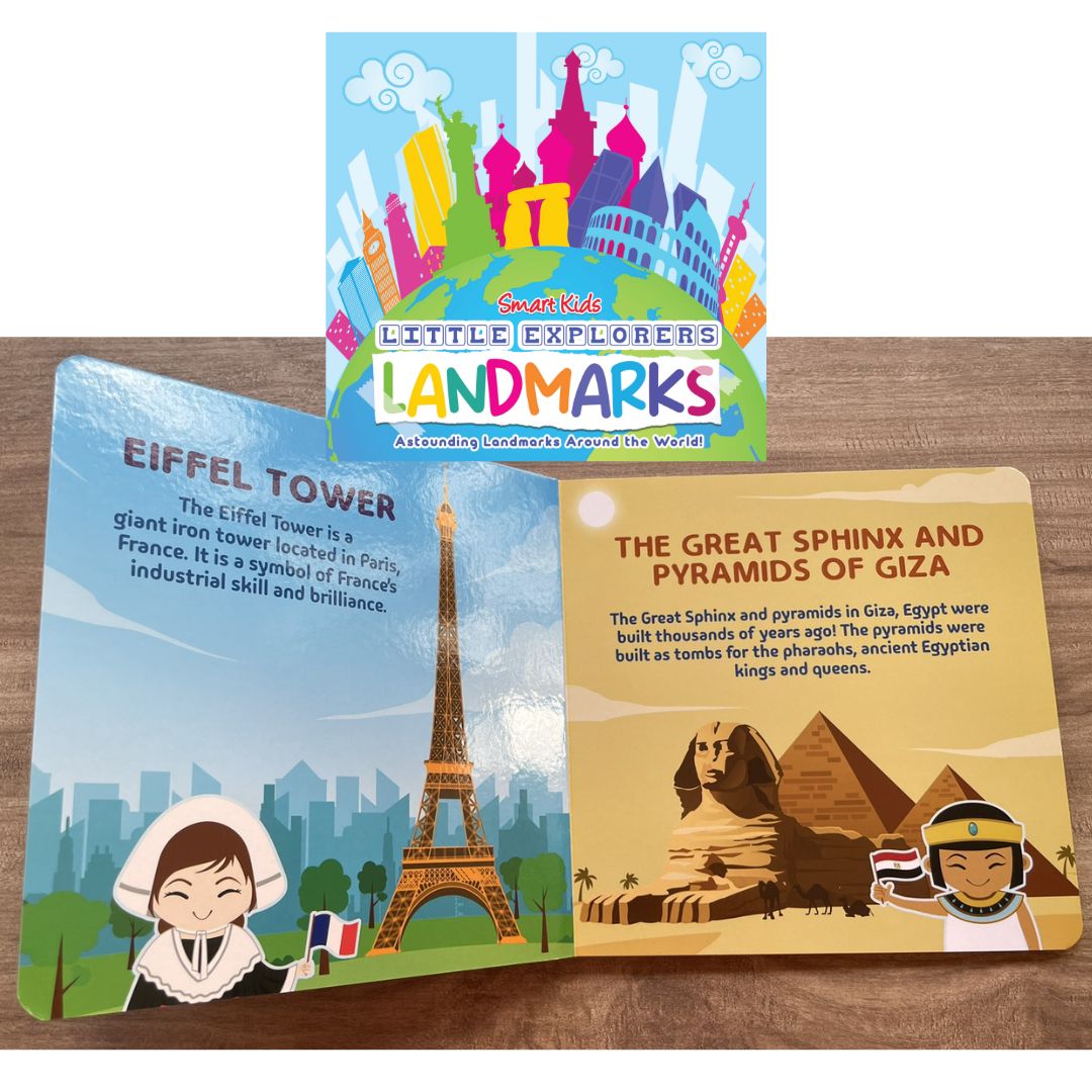 Smart Kids Little Explorers ANIMALS / FOOD / LANDMARKS / VEHICLES (Board Book / SINGLES)