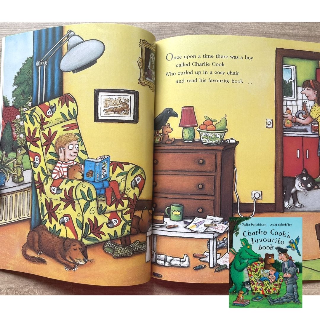 Julia Donaldson Set of 10 Books (NO BOX - Brand new softcover - sold as set of 10 books) - Gruffalo, Room on the Broom, Charlie Cook, Smartest Giant in Town, A Squash and a Squeeze