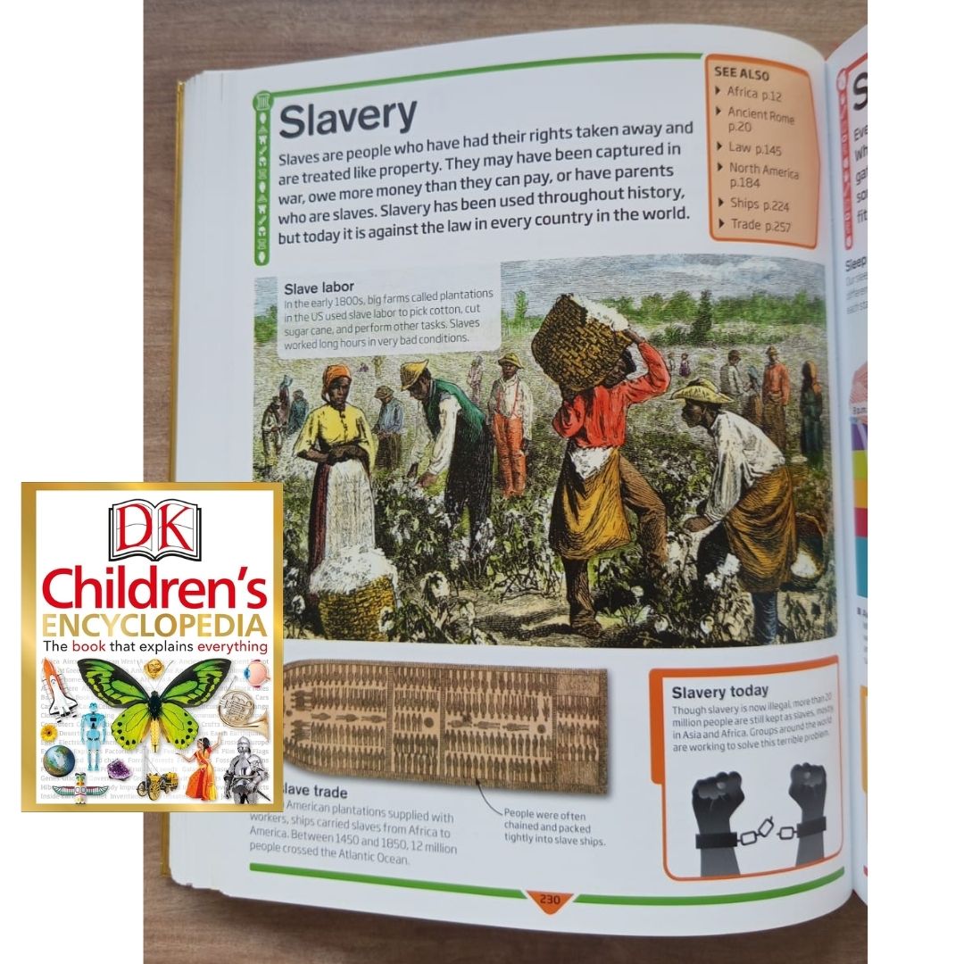 DK Children's Encyclopedia: The Book That Explains Everything! (USED book, hardcover, with slight tears and dents on book cover)