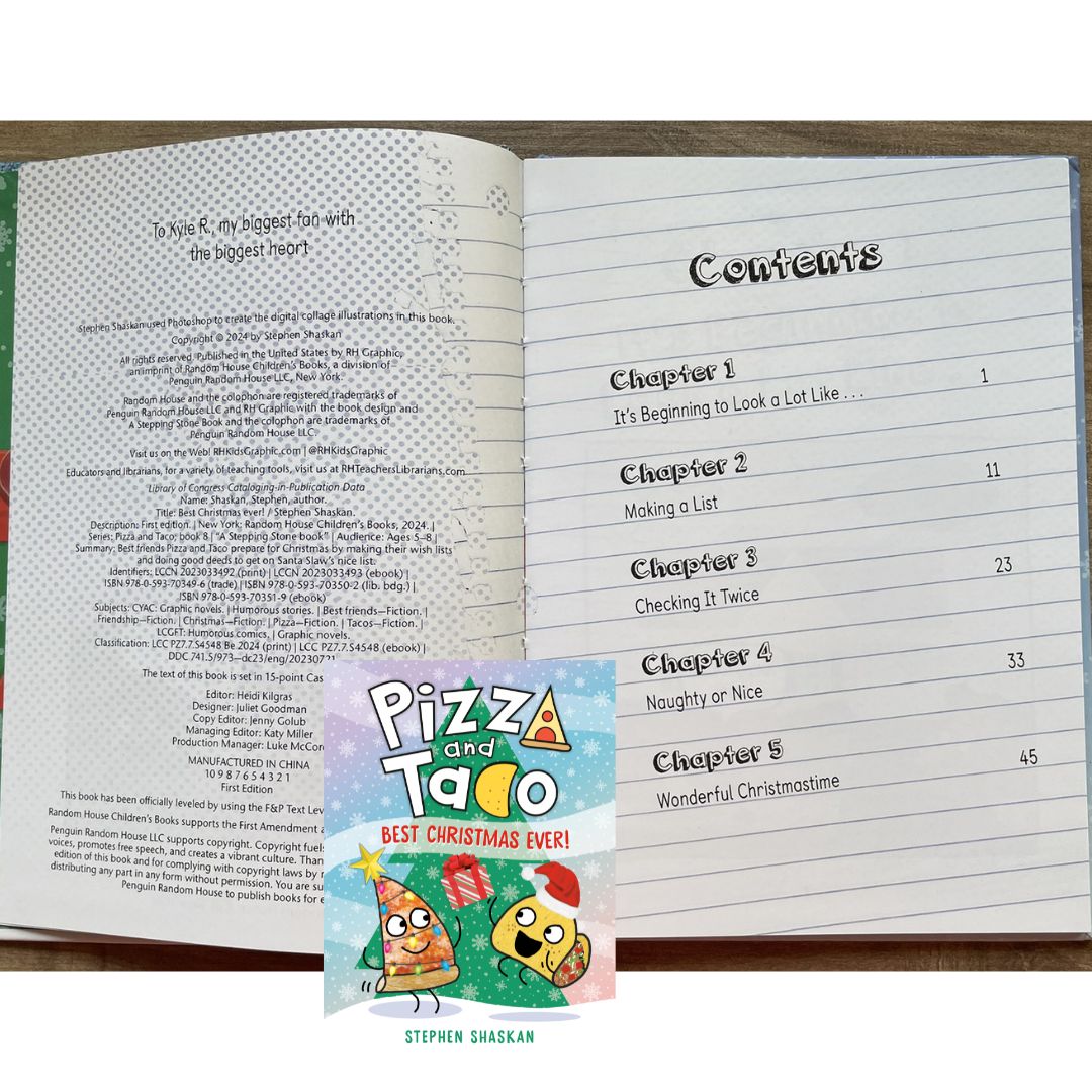 Pizza and Taco, Graphic Novel Series (8 Books) brand new hardcover, no box, with SLIGHT DENTS on book cover