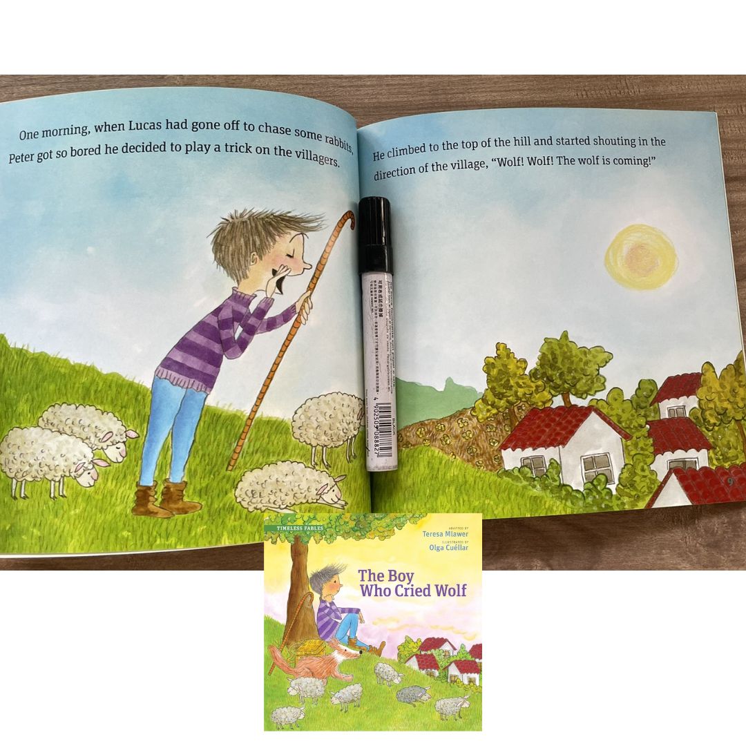 Timeless Tales Little Red Riding Hood // Timeless Fables The Boy Who Cried Wolf (SINGLES, brand new softcover, with SLIGHT DENTS on book cover)