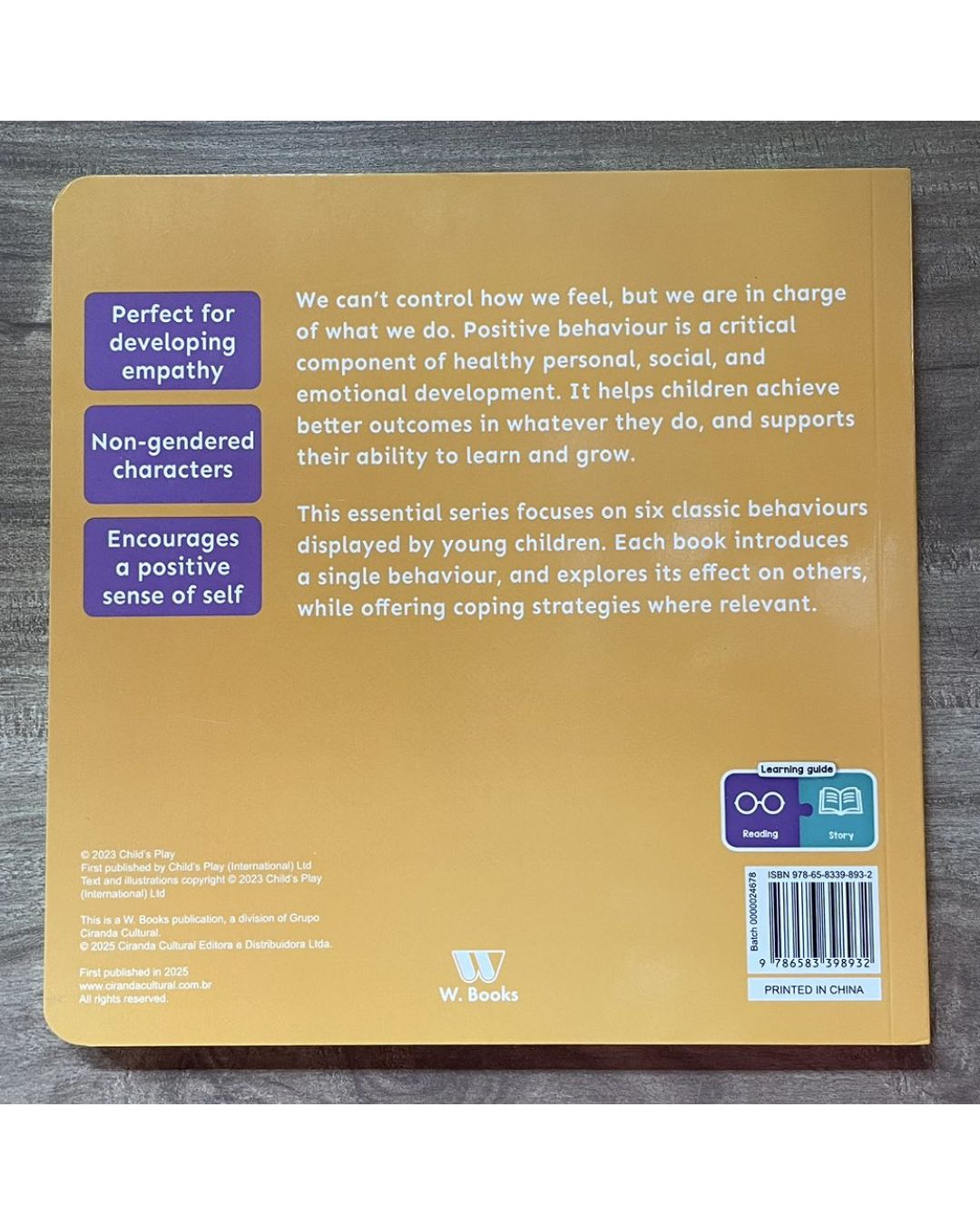 WHEN I FEEL Angry Happy Loved Sad Scared Surprised // WHEN I AM Brave Calm Creative Curious Kind Playful (First Behaviors) (6 Board Books) brand new, no box