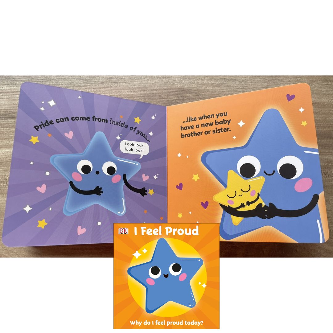 I Feel Brave // I Feel Proud (DK First Emotions) (SINGLES, brand new Board Book)