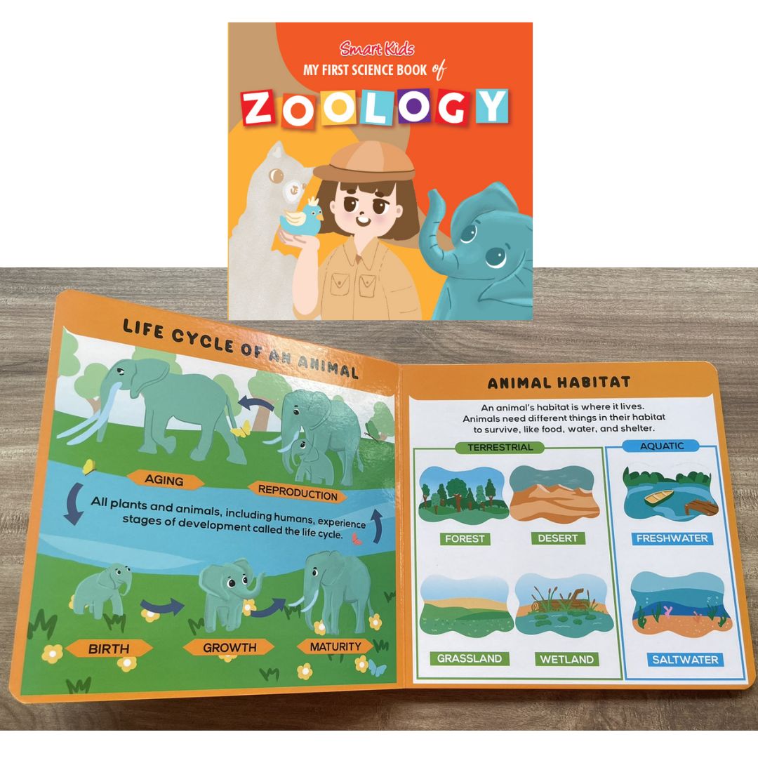 Smart Kids My First Science Book of ANATOMY / ASTRONOMY / BOTANY / ZOOLOGY (Board Book / SINGLES)
