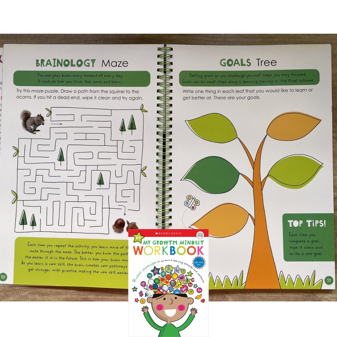 My Mindfulness / My Growth Mindset Workbook: Scholastic Early Learners (SINGLES) brand new Softcover, with SLIGHT DENTS on book cover