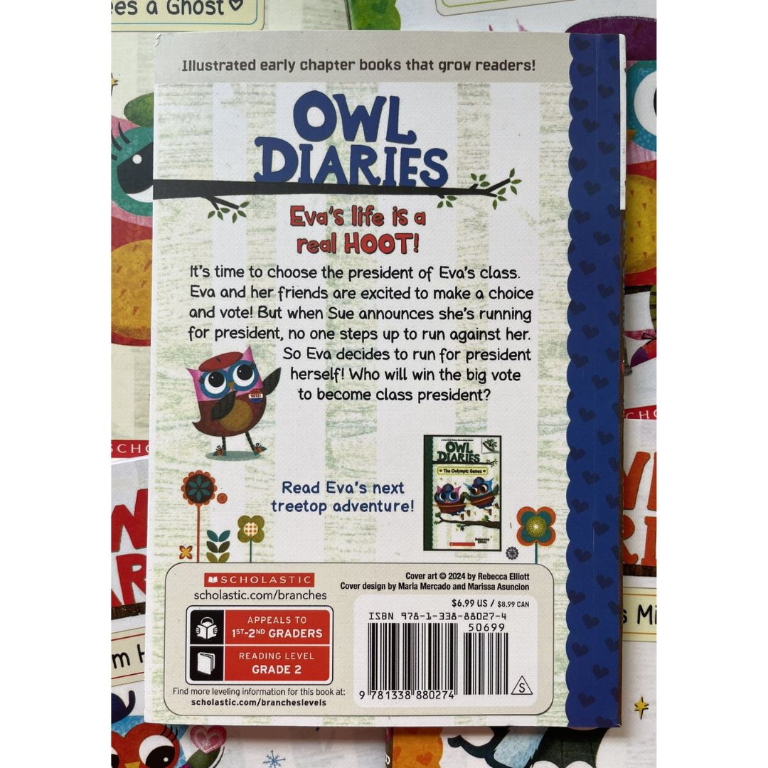 Owl Diaries #1-19 Collection (Pack of 19 books, brand new softcover, no box)