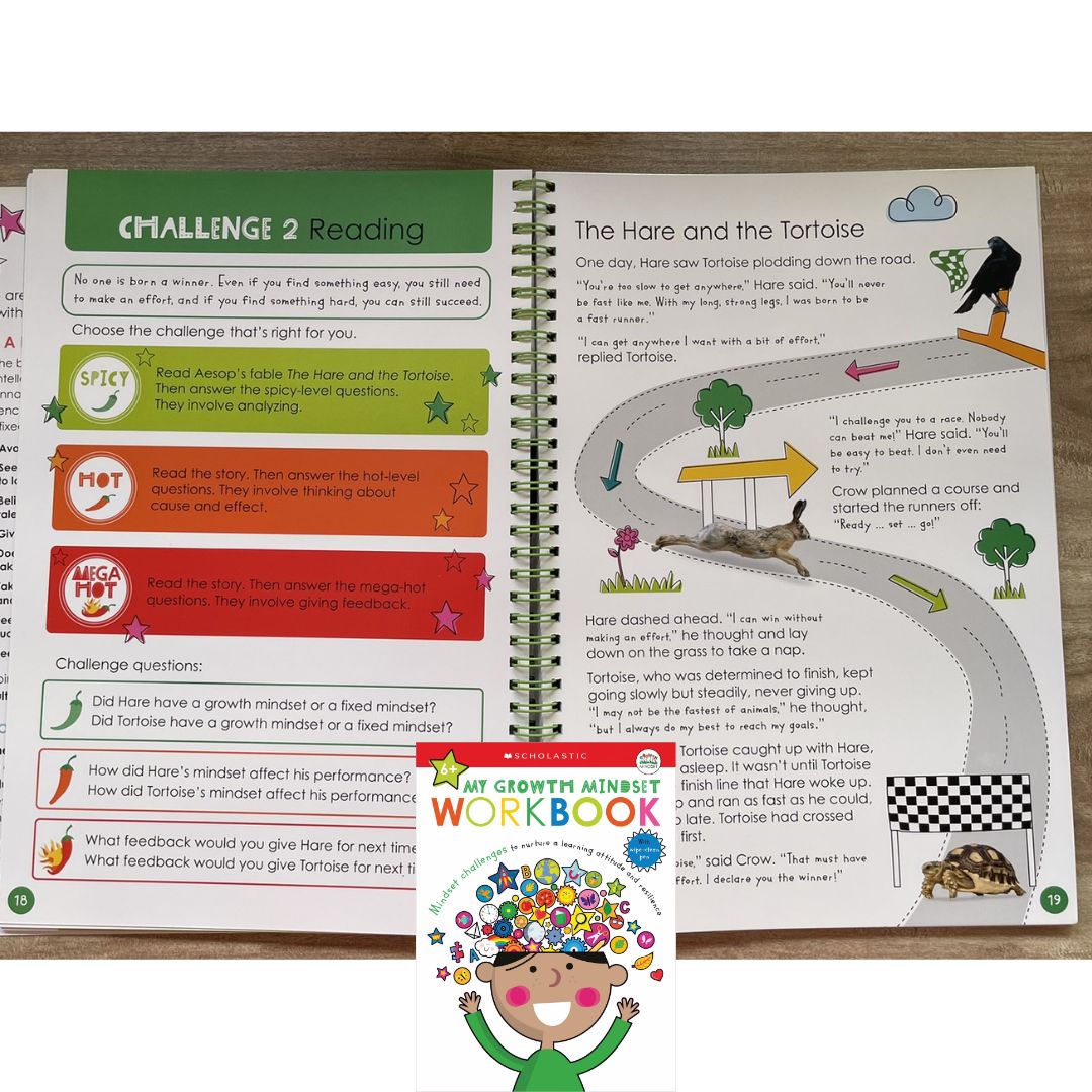 My Mindfulness / My Growth Mindset Workbook: Scholastic Early Learners (SINGLES) brand new Softcover, with SLIGHT DENTS on book cover