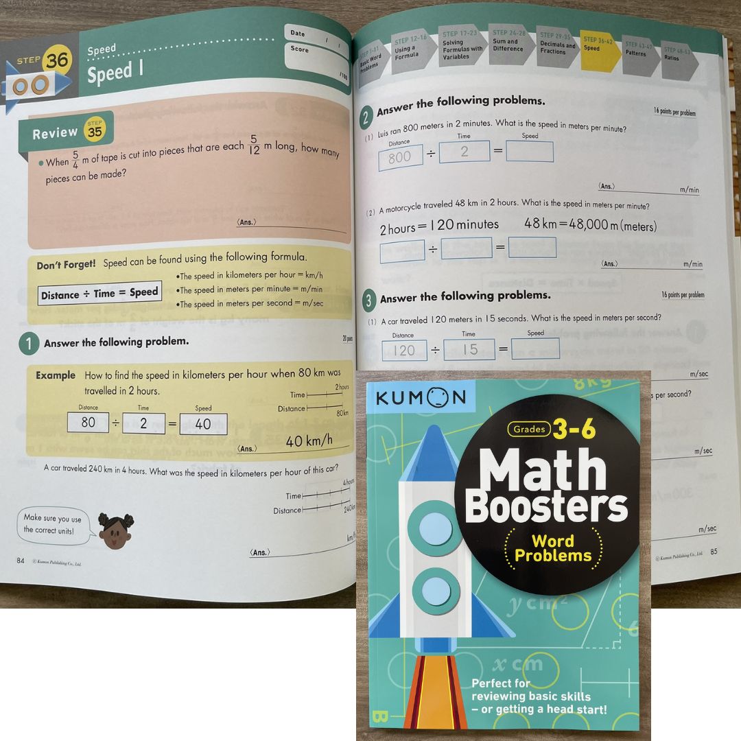 Kumon: Math Boosters (workbook) SINGLES