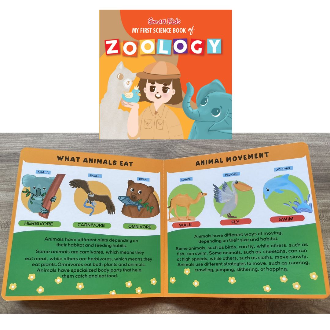 Smart Kids My First Science Book of ANATOMY / ASTRONOMY / BOTANY / ZOOLOGY (Board Book / SINGLES)